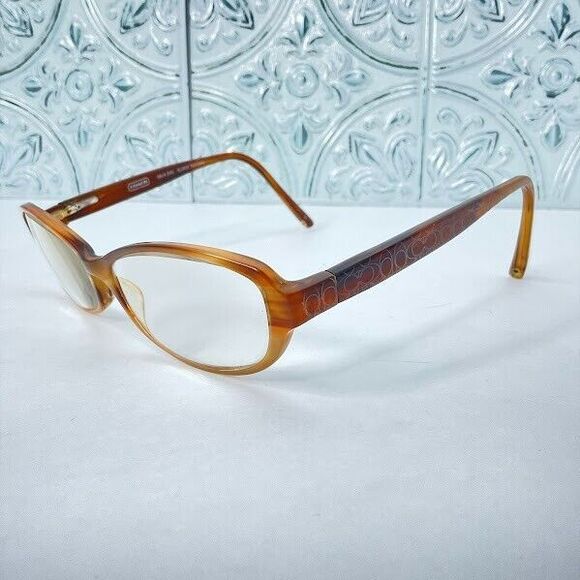 Coach Eyeglasses DALIA 545 Blonde Tortoise Oval Women's Frame Only 51  17 135mm - Picture 1 of 7